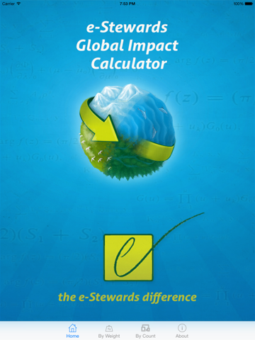eWaste Calculator iPad screenshot 1 - Business app