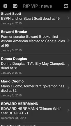 RIP VIP: The Death Alert App. iPhone image 2