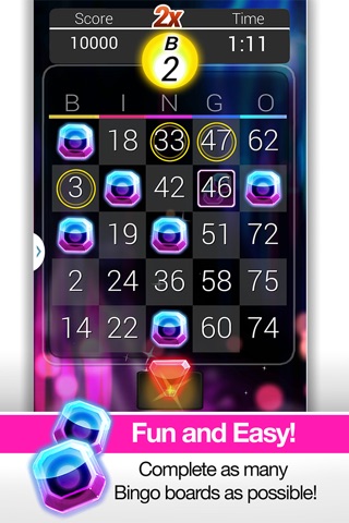 Bingo Gem Rush World Jackpot Blitz: Free Bingo Games Hall Online! screenshot 2