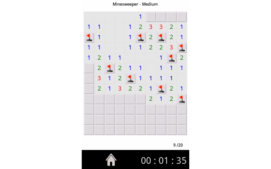 #3. Minesweeper !! (macOS) Podle: Sylvain Becker