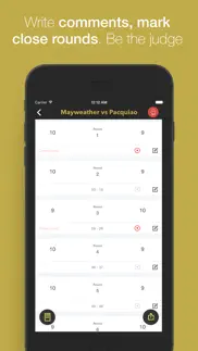 judgepad (boxing scorecard) iphone screenshot 2