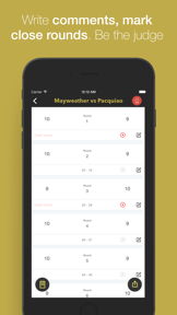 JudgePad (Boxing scorecard) screenshot