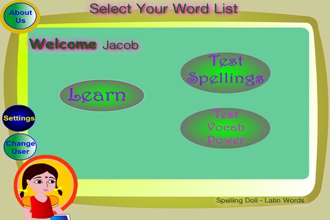 Spelling Doll English Words From Greek Vocabulary Quiz Grammar screenshot 4