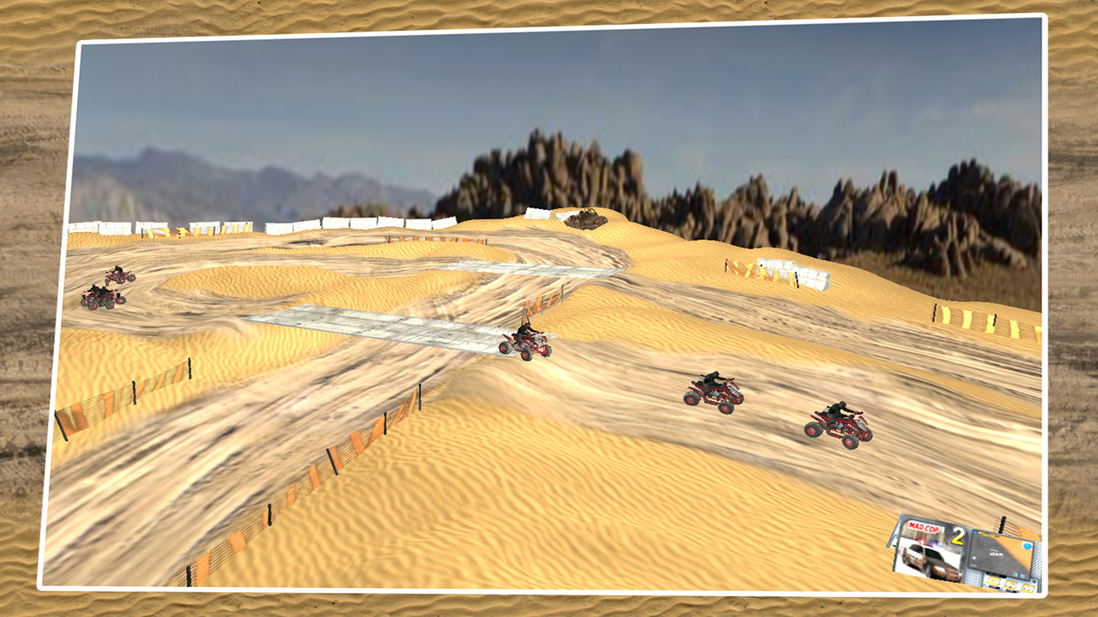 Quad Bike Race - Desert Offroad screenshot 4