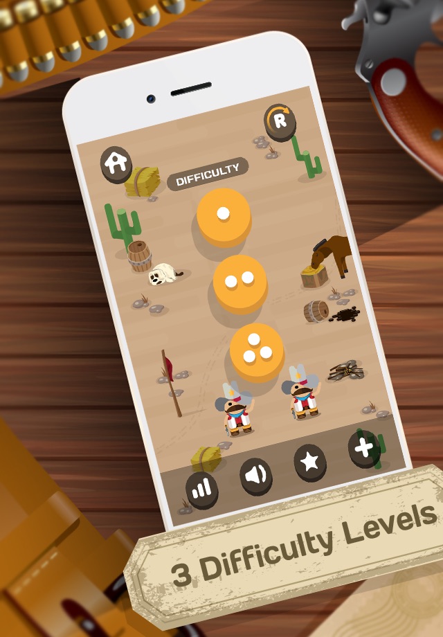 El Bandito - Ready Steady Shoot - Addicting Cowboy Gunslinger One Touch Phone Game screenshot 3