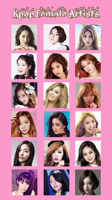 Screenshot #1 pour 2048 - Female Kpop Edition