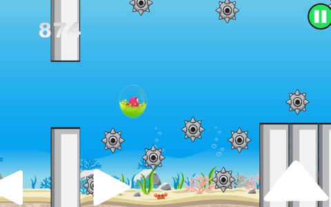 A Octo-Bubble Bounce - Endless Running Flappy Fish Style Game For Boys And Girls screenshot 3