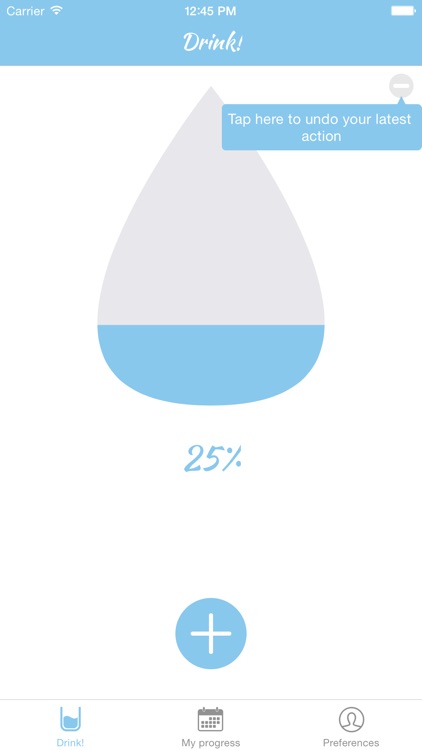 Drink Meter - Measure your Daily Drink right from your Apple Watch and your iOS Device