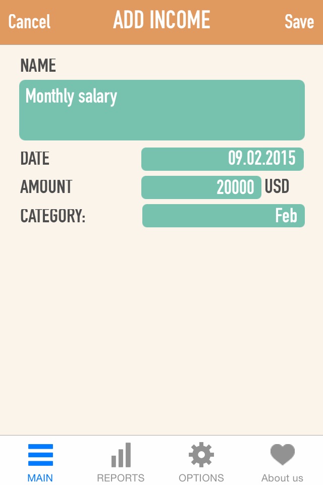 Expenses and income management premium tracker lite screenshot 2