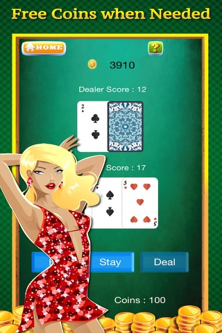 Professional Blackjack 21 - Daily Jackpot & Challenge Clams Casino Online Betting screenshot 2