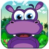 Tiny Happy Hippo Jump - Bounce Rush Free Jumping Game (For iPhone, iPad, iPod)