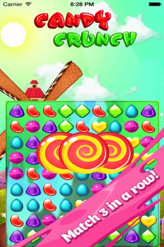 Candy Crunch Mania-Addictive Match 3 Puzzle game for kids and girls. screenshot 2