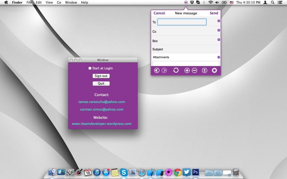 #2. YMailTab (macOS) 由: Tamas Iuliu
