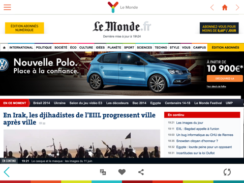 Screenshot #5 pour myNews France - Tout le Journaux et Magasin