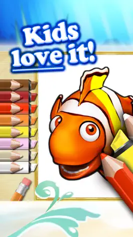 Game screenshot Coloring books for toddlers HD - Colorize ocean animals and fish mod apk