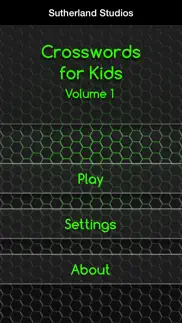 crosswords for kids 1 iphone screenshot 1