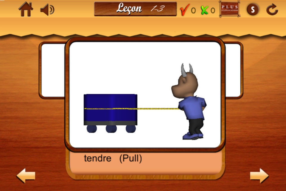 Verbes française pour les enfants –Partie 2- French Verbs for Kids screenshot 3