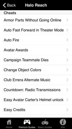 Cheats for XBox 360 Games - Including Complete Walkthroughs iPhone image 4