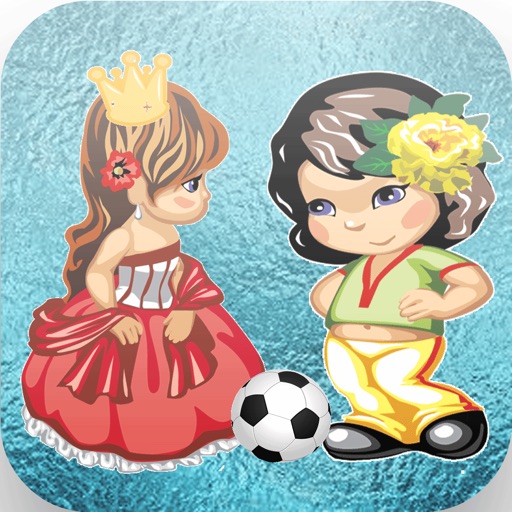 princess vs amela superstars ice soccer games icon