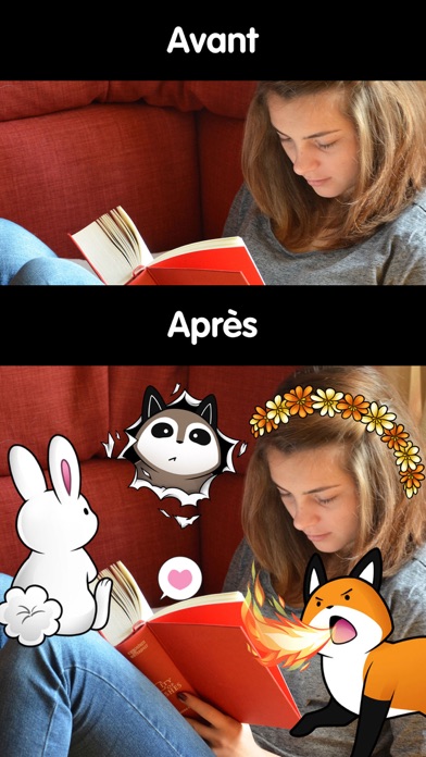 Screenshot #2 pour Le renard nigaud : ajoutez un renard et d'adorables animaux à vos photos ! Gratuitement