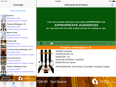 Cine iPad screenshot 3 - Entertainment app