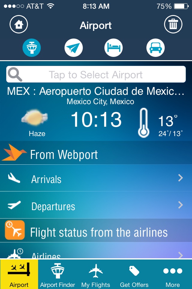 Mexico City Airport MEX +Radar screenshot 2