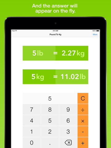 Screenshot #5 pour Pound To Kg, the fastest weight converter