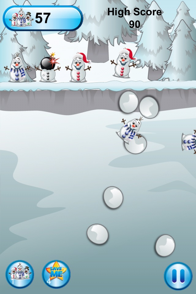 Frozen Snowman Knockdown screenshot 4