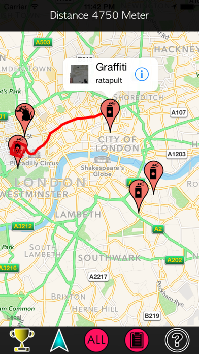 Screenshot #1 pour Banksy Street Art Treasure Map