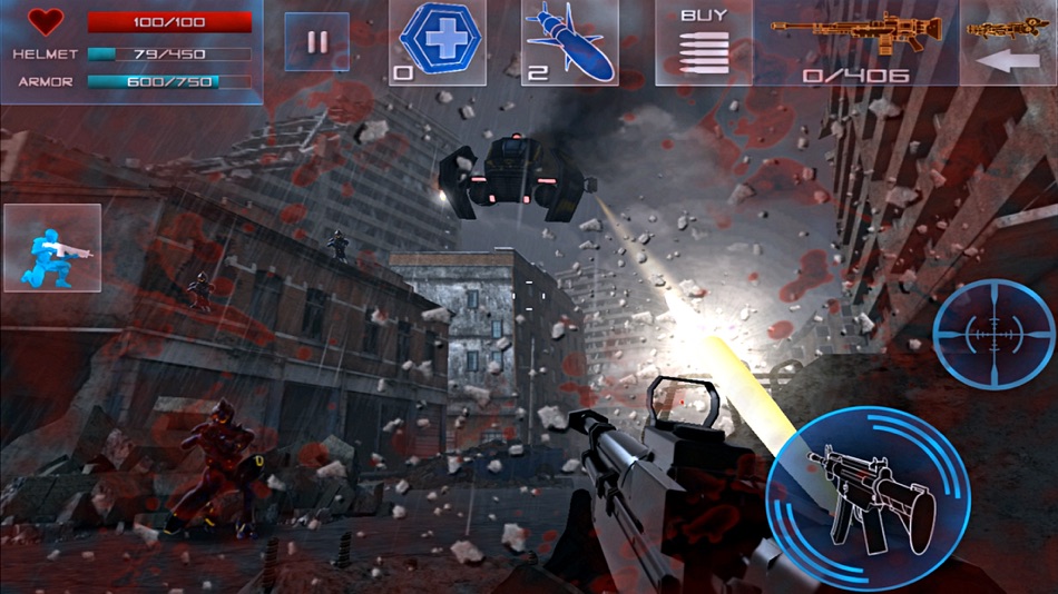 #4. Enemy Strike (iOS) 由: Killer Bean Studios, LLC