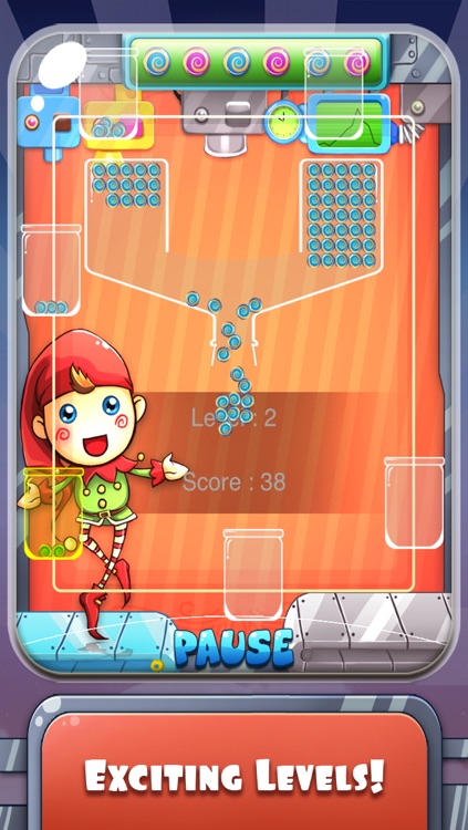 100 Candy Balls Classic Free - Catch And Collect The Falling Jelly Sweet Candy Ping Pong Balls screenshot-3