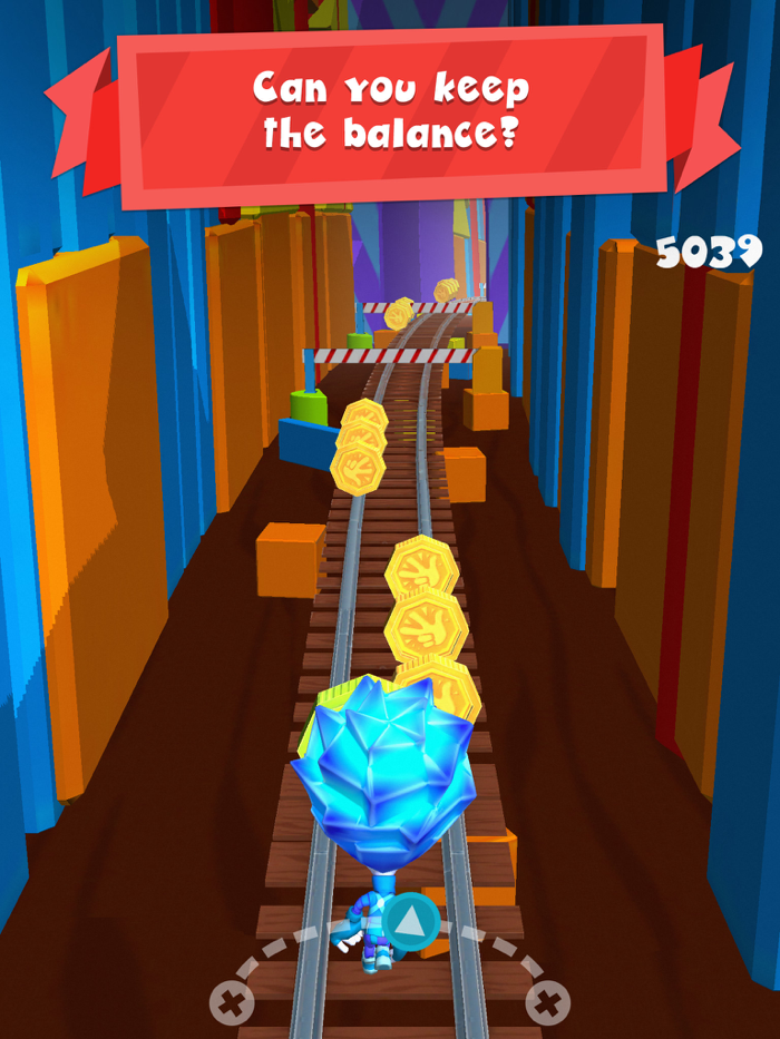 Fixi-runner help Nolik to keep the balance