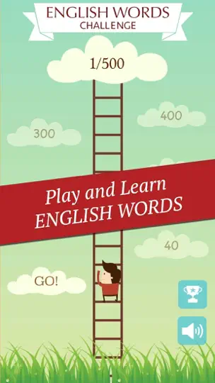 500 English Words Challenge Quiz Game With Picture - Learn English Words Fun And Easy. iPhone Ekran Görüntüsü 1