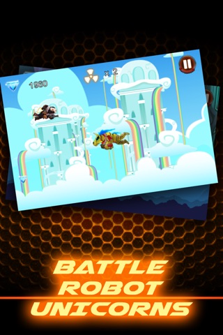 Flying Robot vs. Unicorn Saga PRO screenshot 4