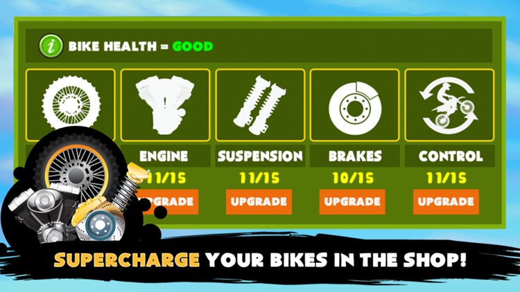 Stickman Bike Hill Race Free Addictive Rider Run screenshot-3