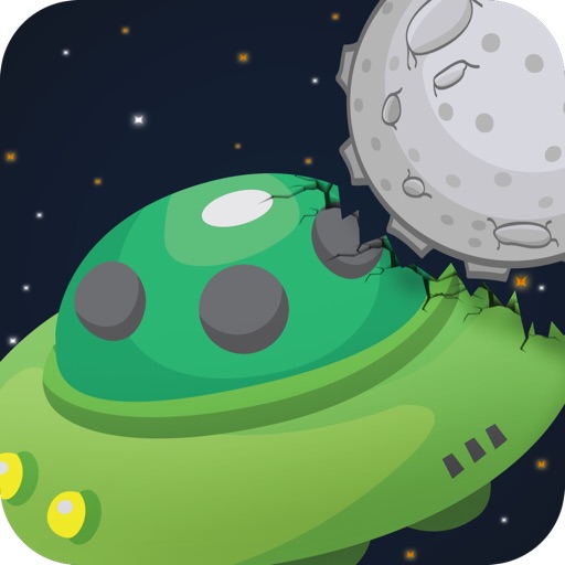 UFO Space Ship Escape - Extreme Asteroid Crusher Getaway icon