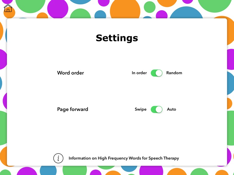 High Frequency Words for Speech Therapy - for speech therapy screenshot-3