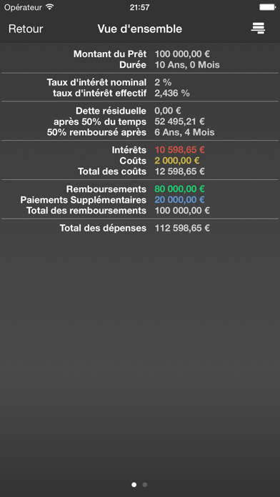 Screenshot #3 pour Un Calculateur MobilePrêt