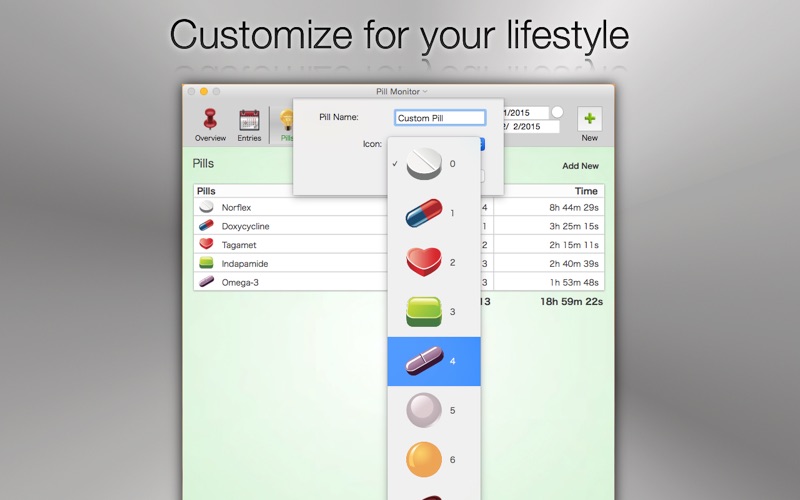 Pill Monitor - medication &amp; pill reminder log thumbnail 3