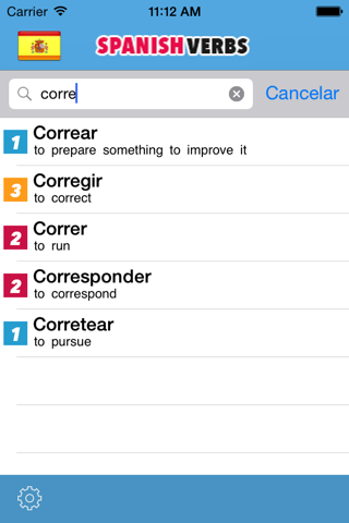 spanish verbs conjugation screenshot 4