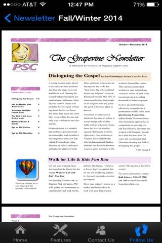 Support PSC screenshot 2