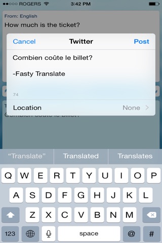 Fasty Translate screenshot 2