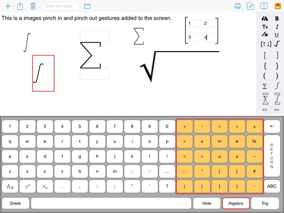 #1. MathScribe (iOS) 由: Sakhatech Information Systems Pvt Ltd