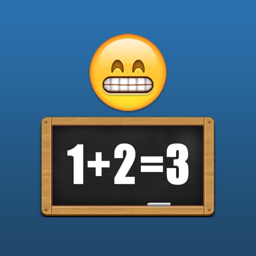 Emoji 1 plus 2 quiz iOS App