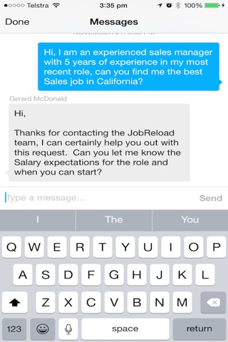 JobReload - Search Jobs and chat to our Job Experts screenshot 3