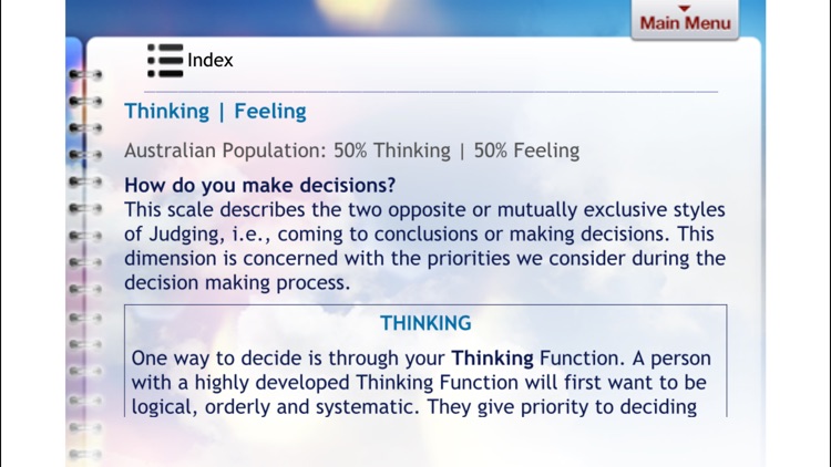 Jungian Type Questionnaire screenshot-3