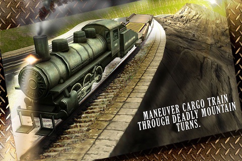 Steam Engine Mountain Cargo Train Simulator screenshot 2