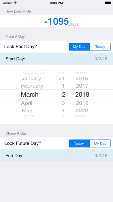 Screenshot #1 pour Days Calcurtor