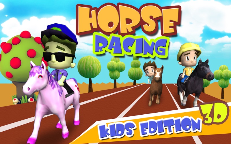 Screenshot #1 pour Horse Racing 3D (Kids Edition)