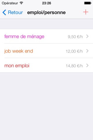 Mes horaires de travail lite screenshot 4